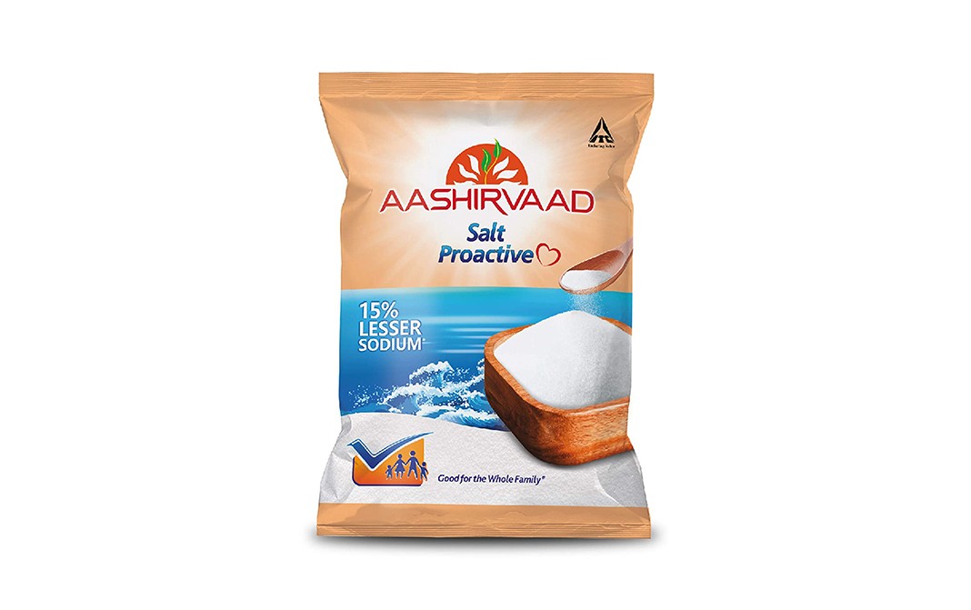 Aashirvaad Salt Proactive   Pack  1 kilogram Aashirvaad Salt Proactive   Pack  1 kilogram
